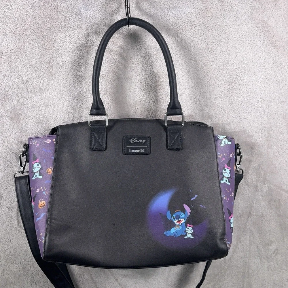 Loungefly Disney Lilo & Stitch Halloween Scrump & Stitch Satchel Bag Purse